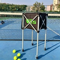 테니스볼카트 럭셔리 테니스 카트 프레임 자동 구기 줍기 바구니 훈련 기구, 없음, 에잇테니스주이바구니 JQ75