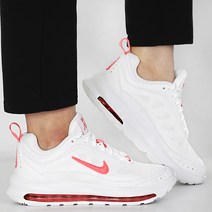 나이키 우먼스 런닝화 AIRMAX AP 에어맥스 화이트+핑크로고