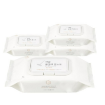 예밀 양면 70g 물걸레청소포 4팩 120매 더두꺼운 대형캡형, 1세트