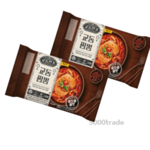 교동짬뽕 얼큰 중화풍불맛 사골해물 30년전통 밀키트 1+1 총 4인분(2480g)[무료배송], 2팩(4인분)