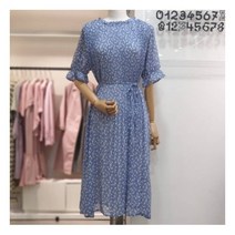 [YK] W몰 잔꽃 프릴 쉬폰원피스 Y202N631