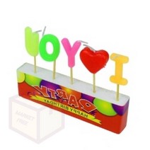 마켓프리 생일초 I LOVE YOU 기념일초 이벤트촛불 글자초, 1개