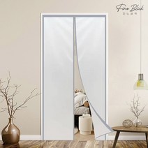 피노블릭 현관 방풍 커튼 비닐 투명 반투명 자석 방풍막, 2.(피노블릭)EVA(반투명)