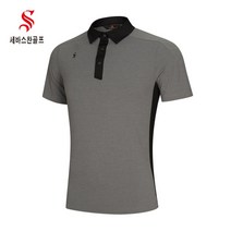 세바스찬골프 남성 카라 배색 포인트 반팔 티셔츠 M071 M072