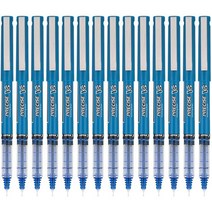 PILOT Precise V5 스틱 리퀴드 잉크 롤링 볼 스틱 펜 엑스트라 파인 포인트(0.5mm) 블루 8팩 (15325)
