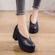 가보시 통굽 구두 여름 7cm 가보시힐 가을 봄 펌프스 10cm 앵클 뒷가보시