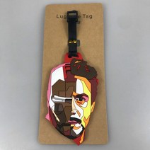 핫토이아이언맨 마크85 스파이더맨 애니메이션 시리즈 아이언맨 토니 스타크 스테레오 인형 여행 액세서리 수하물 태그 탑승권 펜던트 어린이 선물 18cm, [02] A