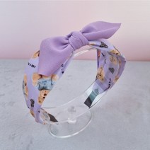 베베까꿍 귀여운 파스텔 곰돌이 유아 여아 어린이 초등학생 머리띠