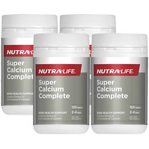 뉴트라라이프 슈퍼 칼슘 컴플릿 120정 4통 / Nutralife Super Calcium Complete, 250mg, 4개