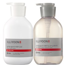 일리윤 울트라 리페어 로션 528ml + 울트라 리페어 모이스춰 클렌저 500ml 대용량 바디세트, 1세트