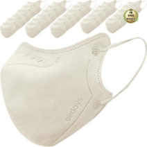 라이브잇 에어데이즈 스타일리쉬 소형 1 초등학생 마스크 KF94, 연한상아색, 600개, 1개입
