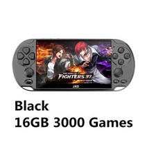휴대용게임기!New JXD 5 1 inch video game console 48GB, White 16GB3000 games 350853