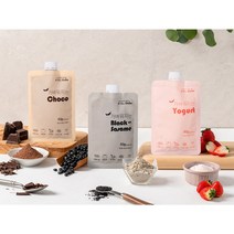 에이츄 가벼워지는 쉐이크 3종 50g 7개, 2주 팩 (14개) (흑임자)