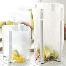 (일본)하코야 다용도 폴리백 홀더 스탠드(2size) 주방 비닐봉지홀더 물병건조대 겸용