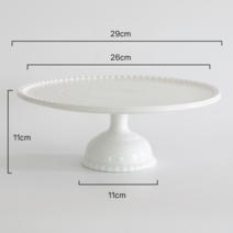 유럽식 케이크스탠드 받침대 트레이 도자기 디저트 웨딩 홈 파티 과일 플레이팅 빵, E타입