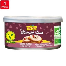 Tartex Wouah Gras 타르텍스 푸아그라 스프레드 소스 비건 125g 4팩
