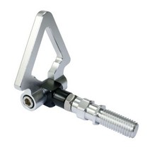 트레일러견인장치 캠핑카 후크 자동차 캐리어 전면 후면 견인 자동 트레일러 링 범용 바, Silver