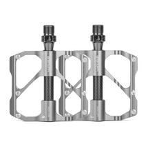 자전거 평페달 MTB 로드 카본 경량 패달, MTB_실버, 1개