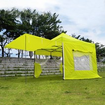 베이직3x2 캐노피천막 캠핑천막 감성천막 포장마차 야외천막 접이식천막, B타프풀 3X2 화이트