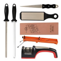 칼갈이 칼갈기 칼연마 야스리 봉타입 연마석 숫돌 숫돌집 숫돌받침대, 1-2 킹 고급숫돌 #1000