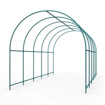 조립식 강철 비닐하우스 파이프 농업용 자재 그늘막 관리기 지지대, 길이 6 X 폭 3 X 높이 2.2m