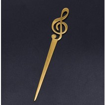 문자각인 금형불페인트 교반 막대 스탬핑 공구 미니 금속 스푼 녹는 왁스, 04 musical note golden