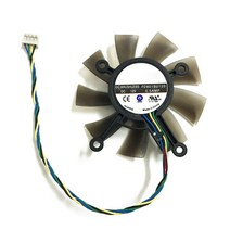 75MM FD8015U12S DC12V 0.5AMP 4PIN 쿨러 팬 ASUS GTX 560 GTX550Ti HD7850 그래픽 비디오 카드 냉각 팬, 한개옵션1