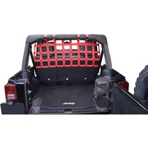 차량 그물 트렁크정리함 애완 동물 Divider 후면 시트 반 Divider u2013 For Jeep JKU 4 문 u2013 레드, 한개옵션0