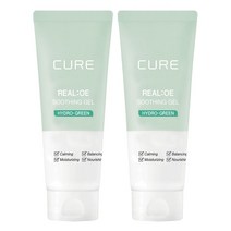 김정문알로에 큐어 알로에 수딩젤 150ml 2개