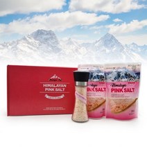 핑크소금 3P 선물세트 ( 250g x 2봉 + 그라인더 (소금 180g 포함) 핑크솔트 / 답례품 573368