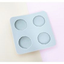 미니 마카롱 4구 금형 실리콘 몰드 석고방향제 비누 캔들 만들기 DIY 핸드메이드 재료