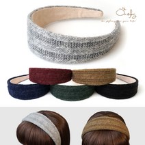 온스타일링 머리띠 헤어밴드 골지knit 4T