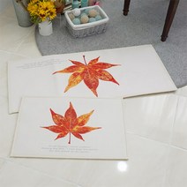 DJAGSO 네이플 발매트 주방매트 아이보리