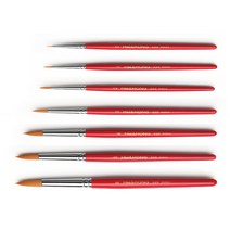 화홍 320R 세필붓 (환붓) 인조모 0-6호 수채화 일러스트 캘리그라피 회화 붓, 3호(54122)