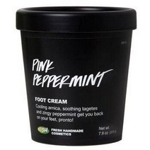 러쉬 핑크 페퍼민트 풋크림, 225g, 1개