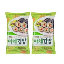 풀무원 꼬마 야채김밥 세트, 6개입, 124g