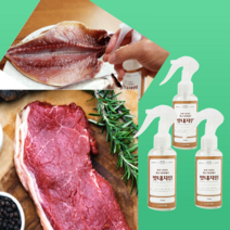 소고기 고기 연육제 막창 곱창 숙성제 액상 돼지 뿌리는 맛내자임 조미료, 120ml, 3개