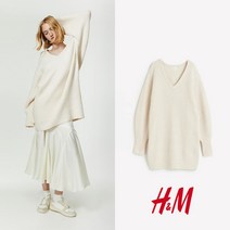 H&M 에이치앤엠 골지 니트 드레스 1194899001