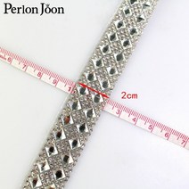 1 야드 화이트 핫 픽스 라인 석 유리 리본 크리스탈 라인 석 트림 테이프 장식 신발, 04