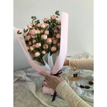 에밀리정원 자나장미 50송이 꽃다발 꽃선물 프로포즈, 핑크