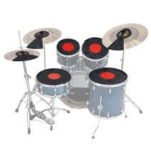 SONIDO 소니도 드럼 뮤트패드 세트 드럼세트 포함X, MUTEPAD