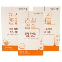 안심캡슐 루테인미니 100 60캡슐 3개, 상세페이지 참조, 상세페이지 참조