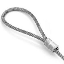 와이어 알루미늄 페럴 슬리브 패럴 패널 고정 압착 납작 마감제 크램프 1 1.5 2 2.5 3.5 4 5 6 8mm, 4mm, 1개