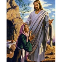 보석십자수 목자 성심 예수님 예수 하느님 기도 인물 큐빅가득 그림 집들이 개업 선물 수공예 아트 자수 구슬 집콕취미 집중력향상 액자없음 DIY세트 16종, 예수01번이미지, 80*100