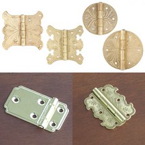 옛날장식 소품가구경첩 골드, 6.경대경첩13-38 금색 20x38mm