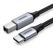 고급형 USB C타입 노트북 PC 맥북 B타입 변환 프린터 케이블 데이터 선, 3M