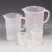과학실 실험실용 플라스틱 비이커 100ml 연구교구 실험교구 실험수업 연구교재 연구수업 과학기자재 연구실, 1개, 비이커(국산)1L(H)