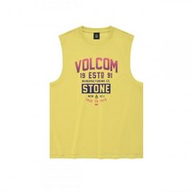 VOLCOM 그라데이션 스톤 민소매 티셔츠 옐로우