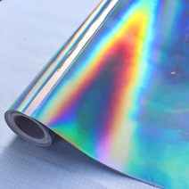 30*100cm 실버 레이저 크롬 도금 비닐 홀로그램 자동 자동차 랩 필름 레인보우 자동차 바디 장식 크롬 스티커 시트 데칼, Silver, 30cmx100cm