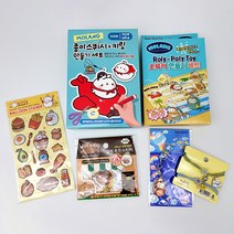 몰랑이 패키지 (스티커 키링 팔찌 스퀴시만들기 오뚝이만들기), 1세트